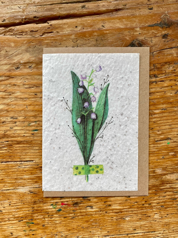 Carte à planter "Muguet"