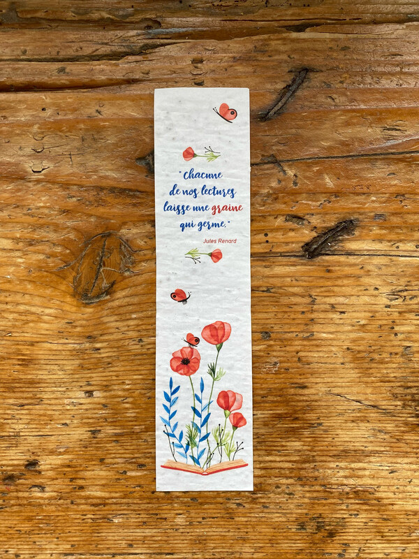 Marque-page à planter  « livre » 📕