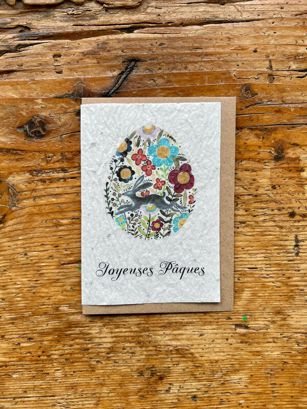 Carte à planter "Joyeuses Pâques"