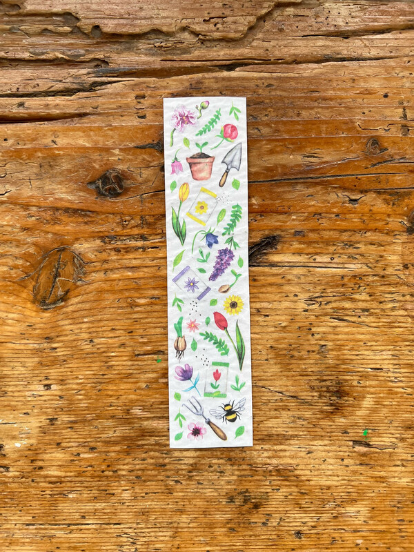 Marque-page à planter  « Jardin  » 
