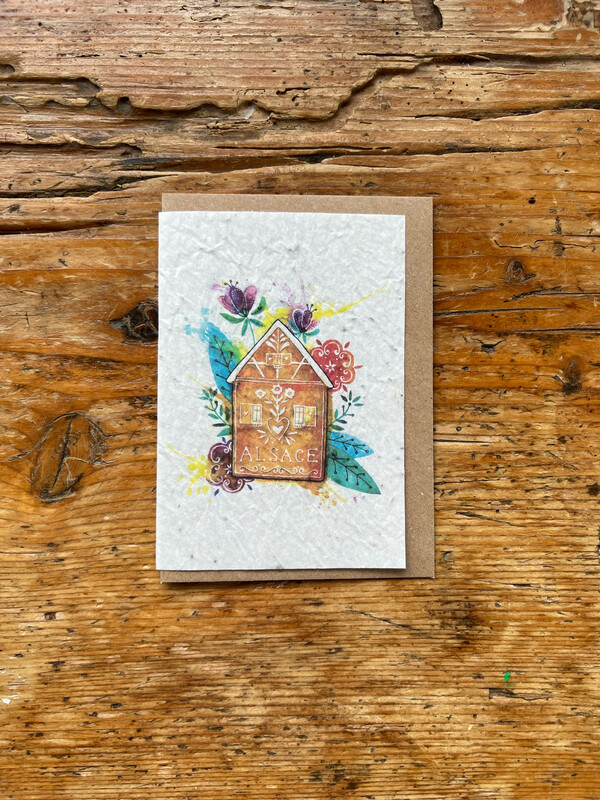 Carte à planter " Pain d’épice Alsace"