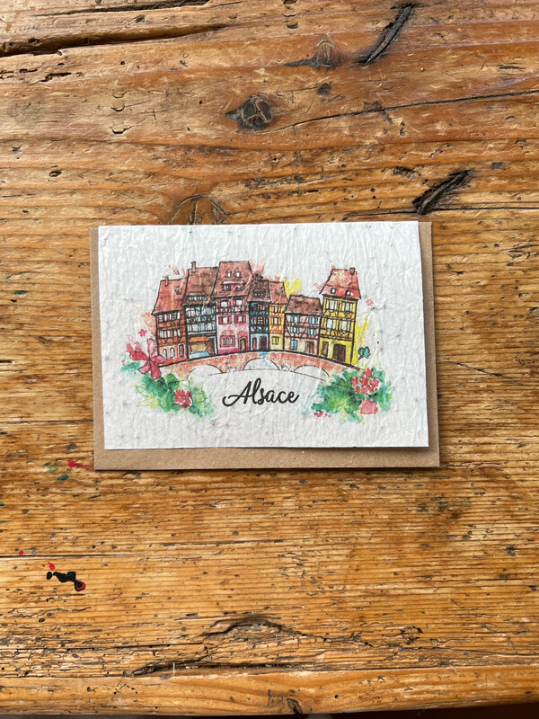 Carte à planter "Alsace"