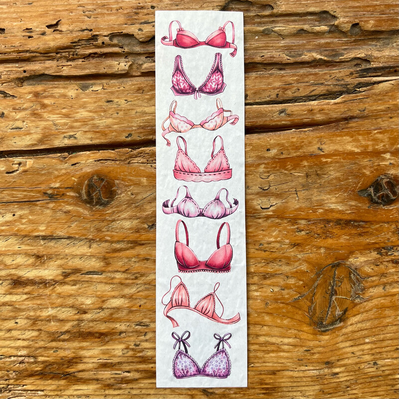 Marque-page à planter  « octobre rose » 