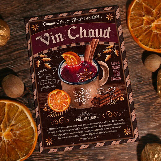 Carte «  Vin chaud » 