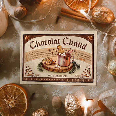 Carte «  Chocolat chaud » 