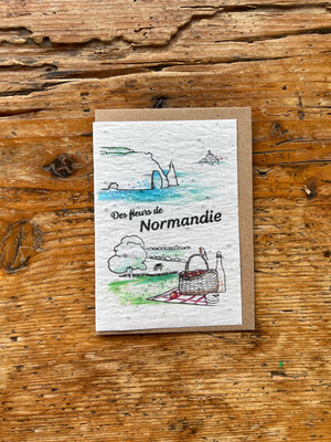 Carte à planter "Normandie"