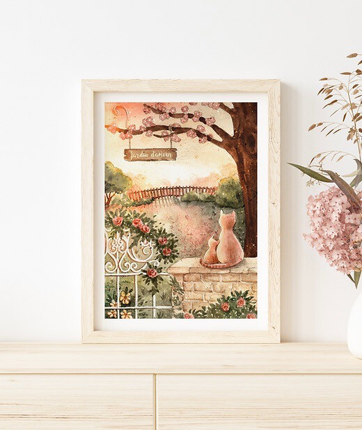 Carte « Jardin d’amour »