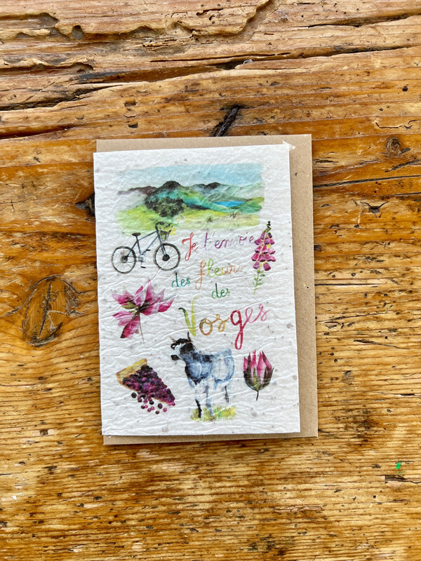 Carte à planter "Vosges"