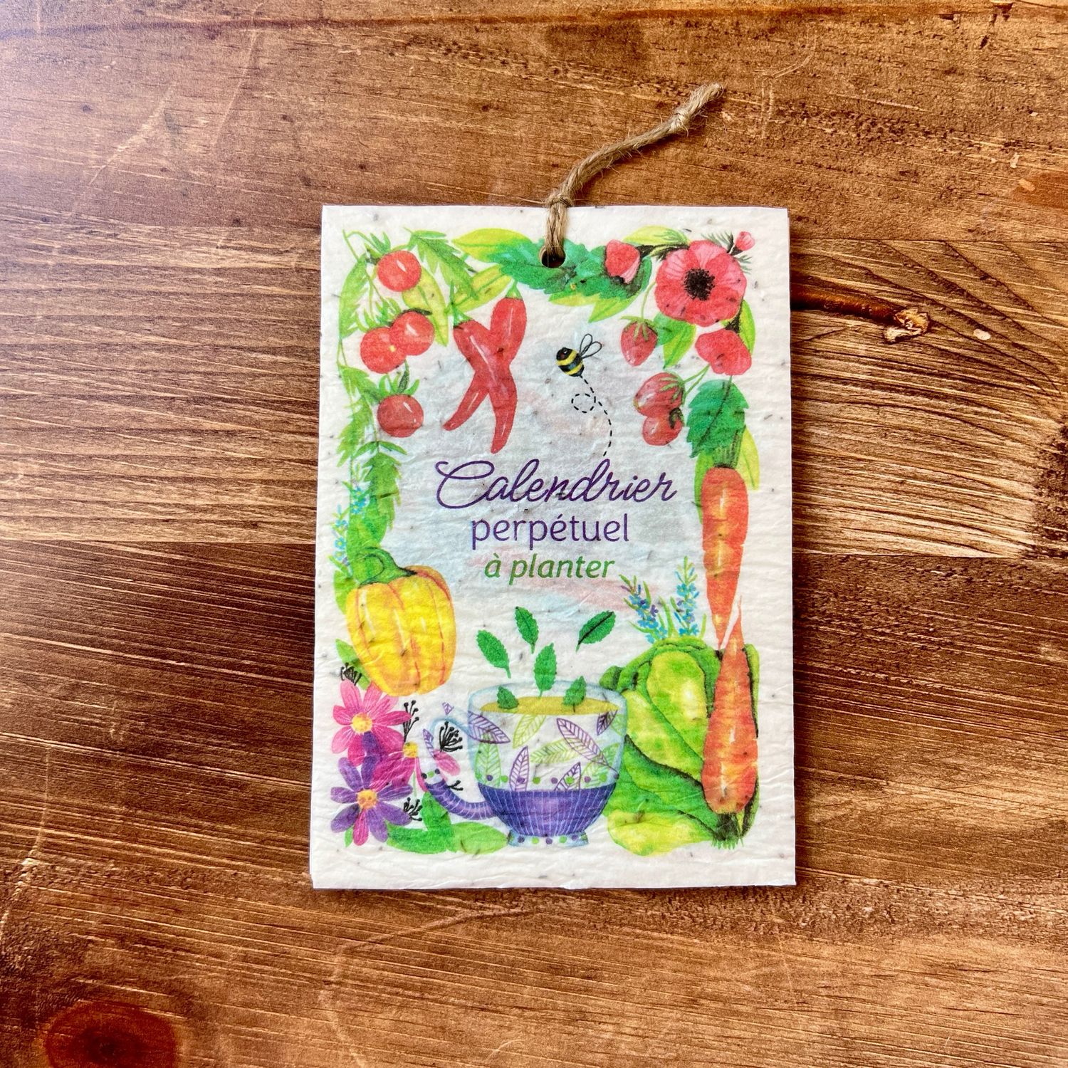 Calendrier à planter A6 Ipiapia perpétuel