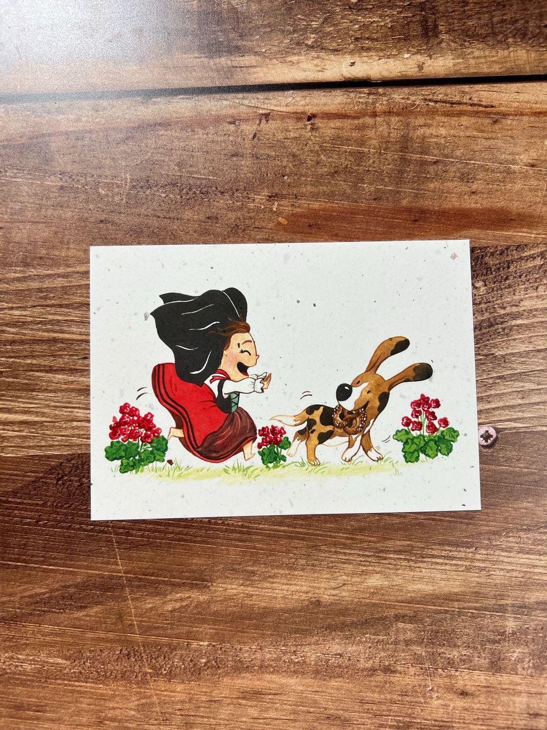 Carte traditionnelle A6 « Alsacienne »