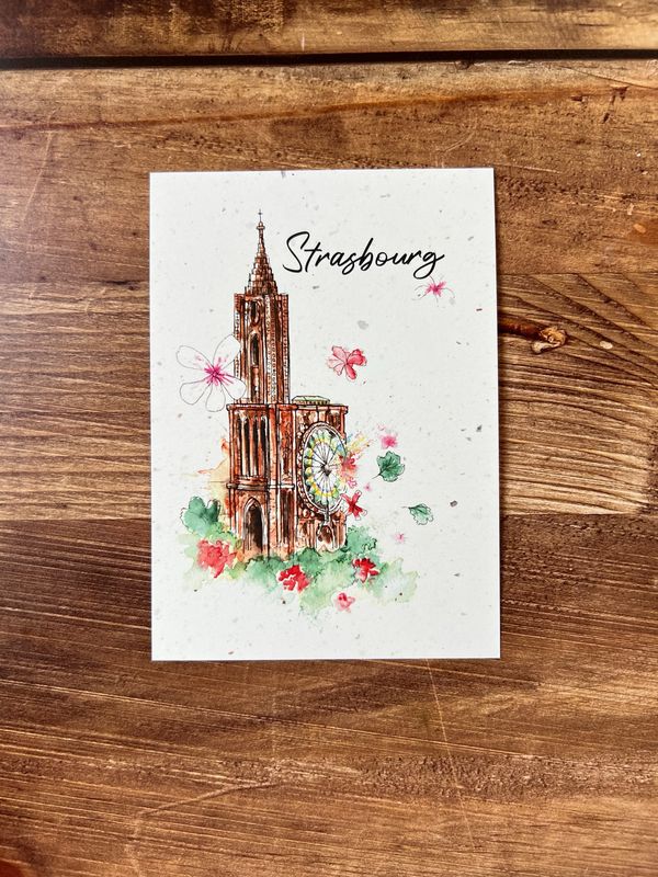 Carte traditionnelle A6 « Strasbourg »