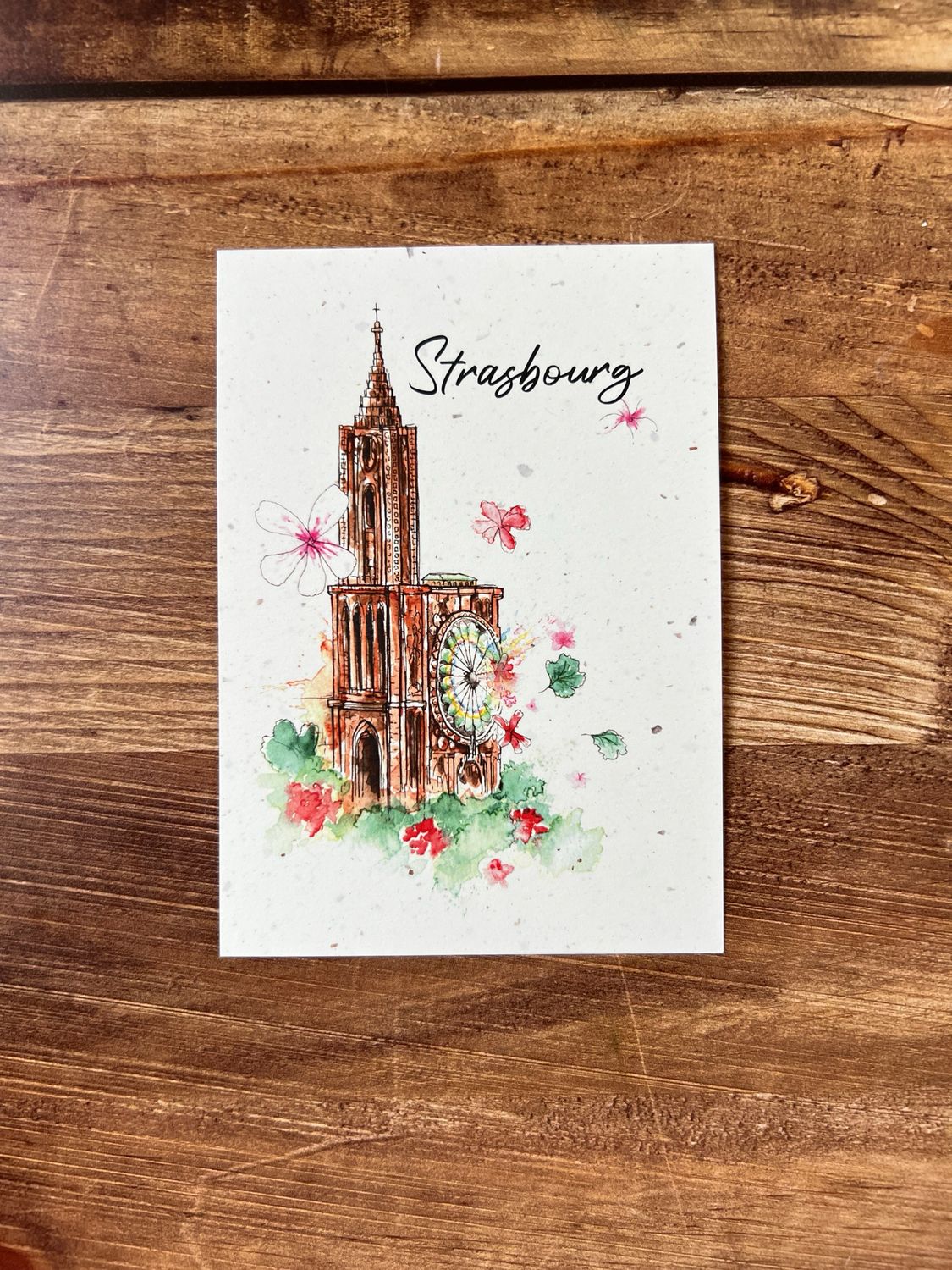 Carte traditionnelle A6 « Strasbourg »