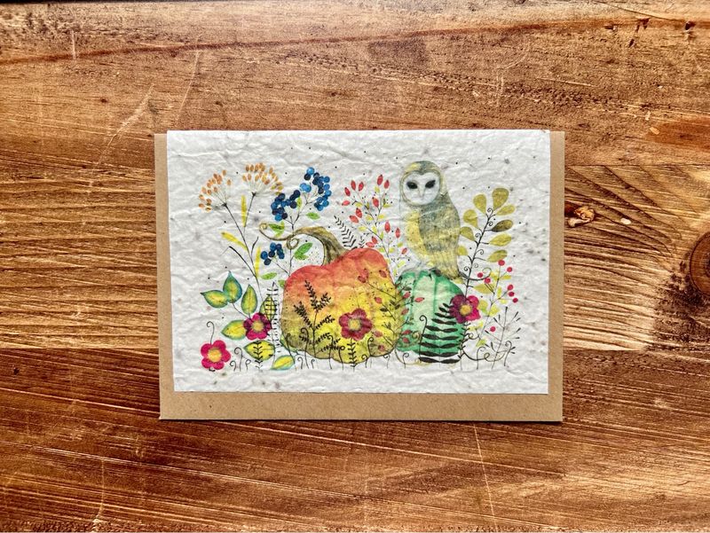 Carte à planter " Automne"