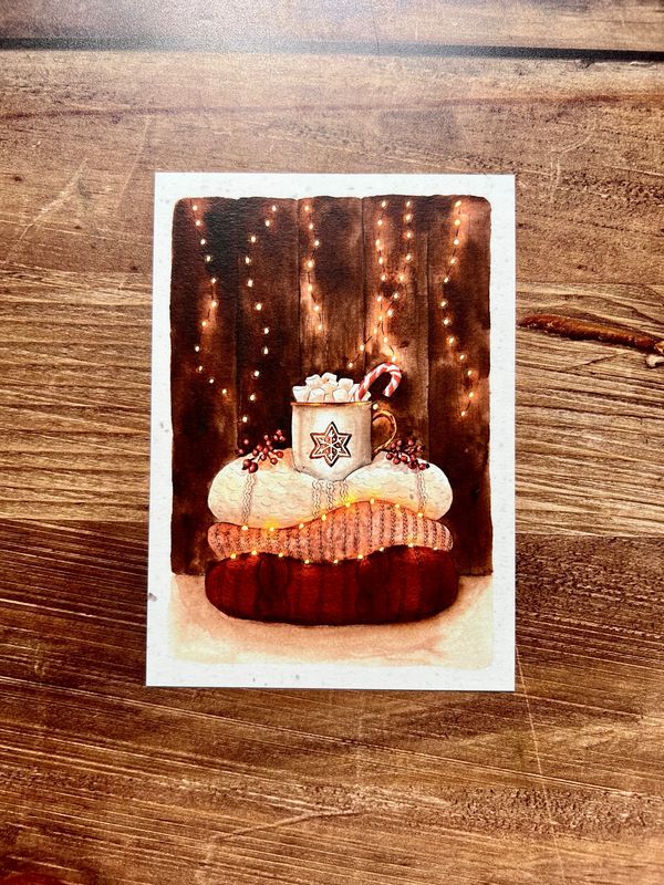 Carte traditionnelle recette A6 « Pull »
