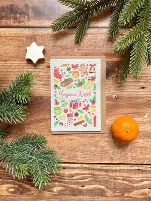 Carte à planter "Joyeux Noël"