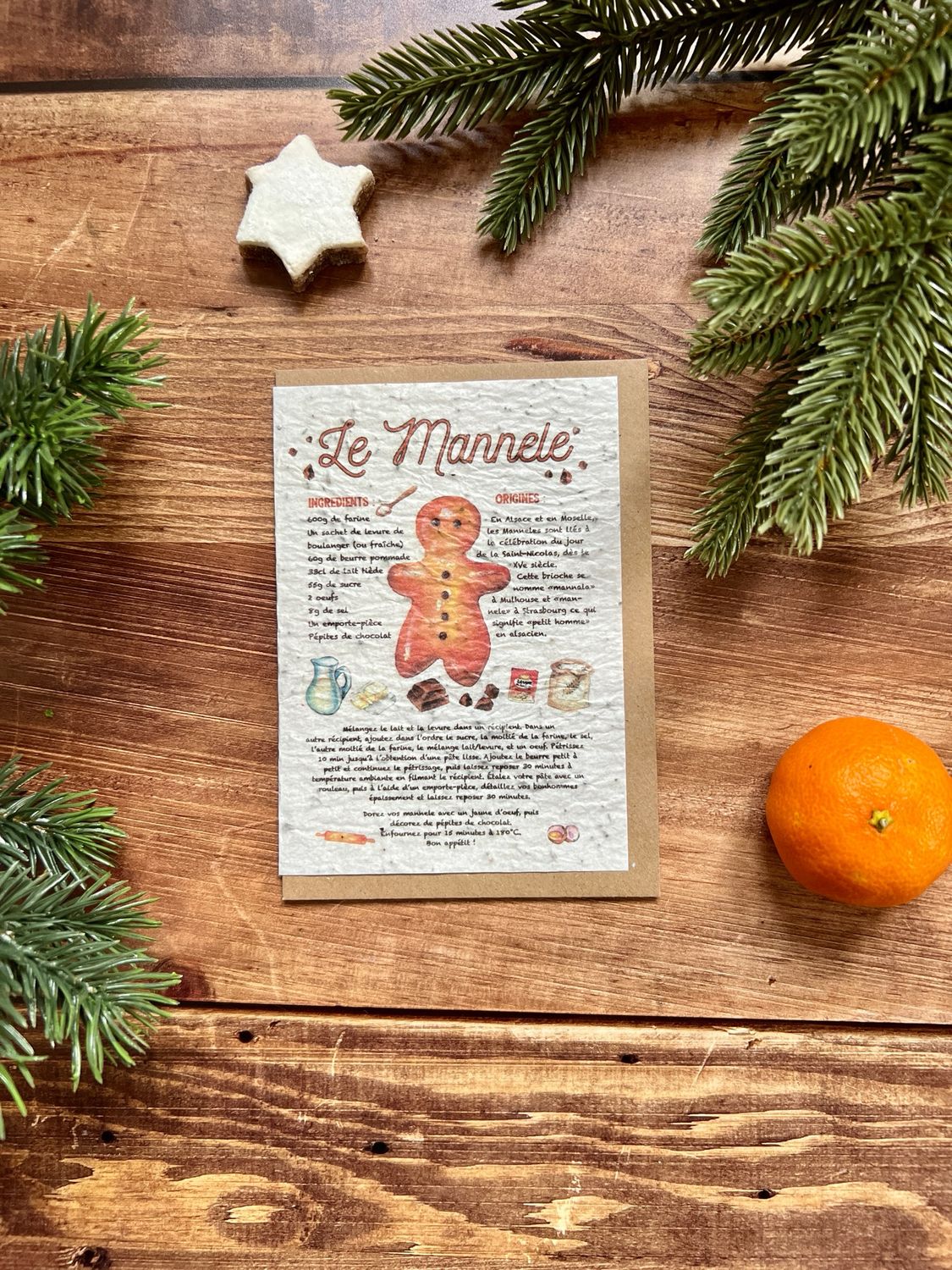 Carte à planter ensemencé recette " Manele "