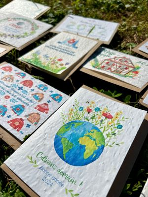 Cartes de voeux personnalisées
