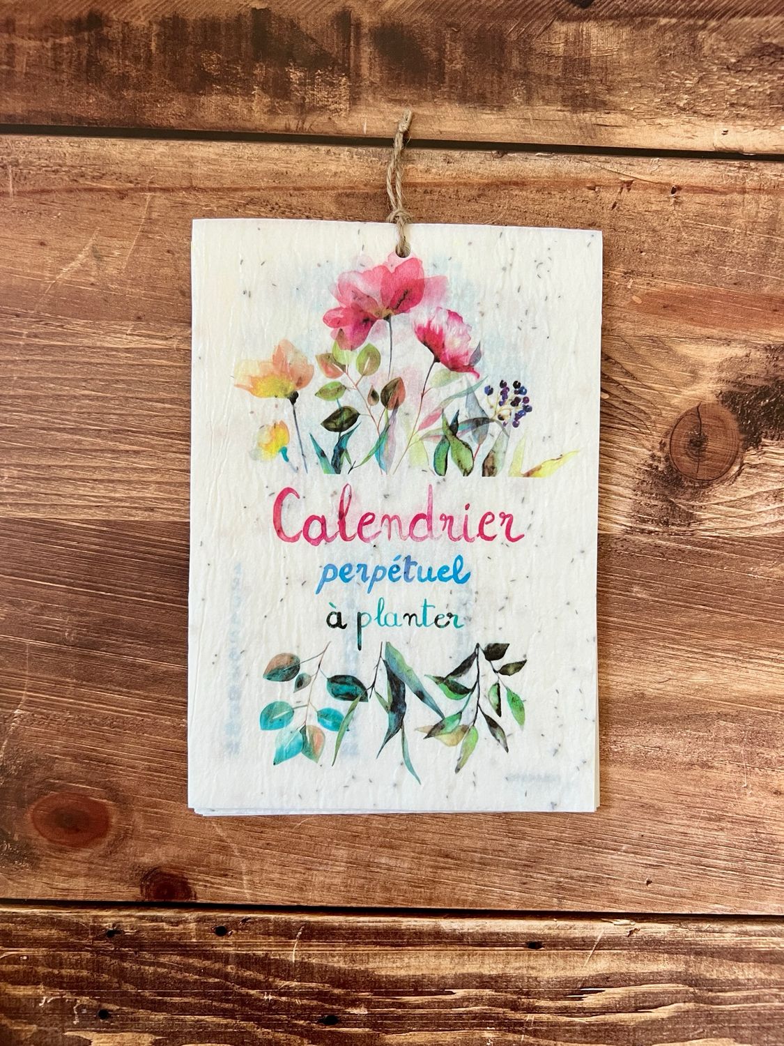 Calendrier à planter A5 Delphine Balme perpétuel