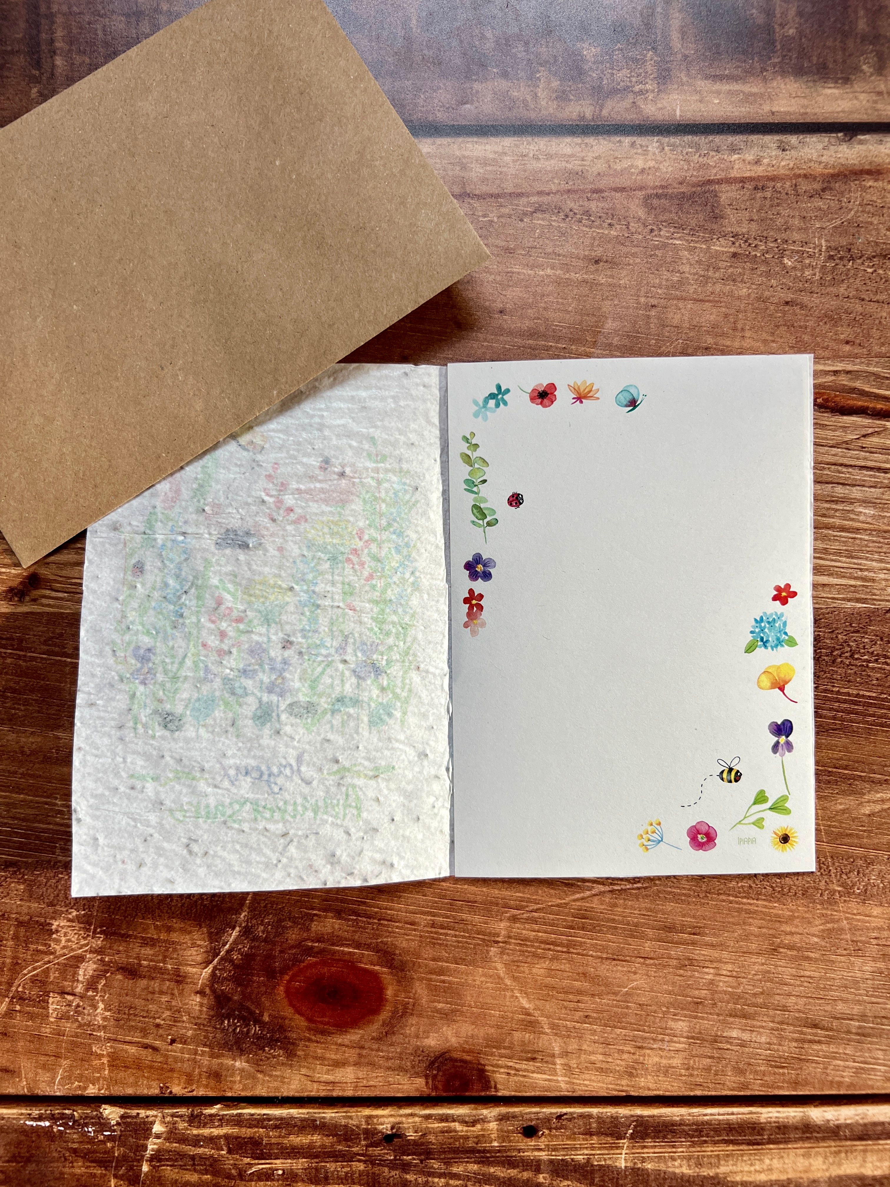 Carte à planter pour la fête des grands-mères / mamies (9 modèles au choix)