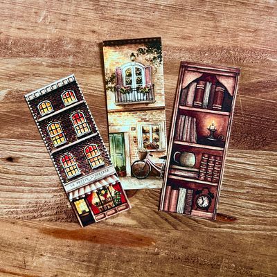 Marque page illustré par @artwderya (les aquarelles surprises) 3 modèles aux choix