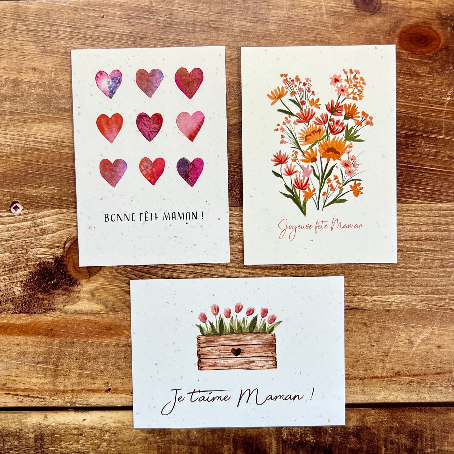 Carte pour la fêtes des mamans / mères A6 traditionnelles