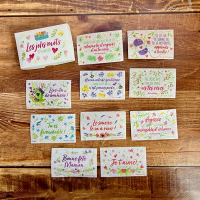 Boite à jolis mots fête des mères / maman
