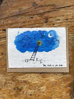 Carte à planter "Une étoile de plus.."