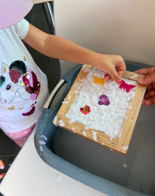 Cadre pour fabrication de papier ensemencé format A6