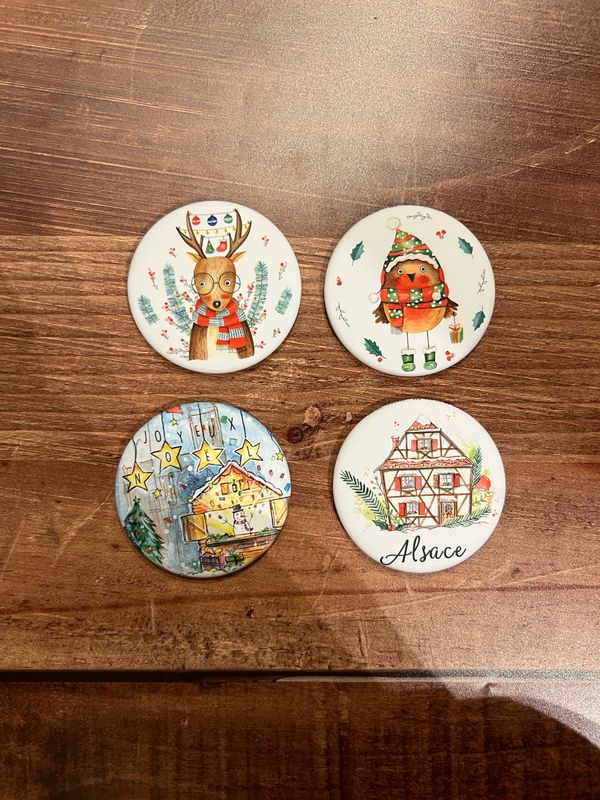 Magnet décapsuleur Noël - fin d’année (4 modèles aux choix)