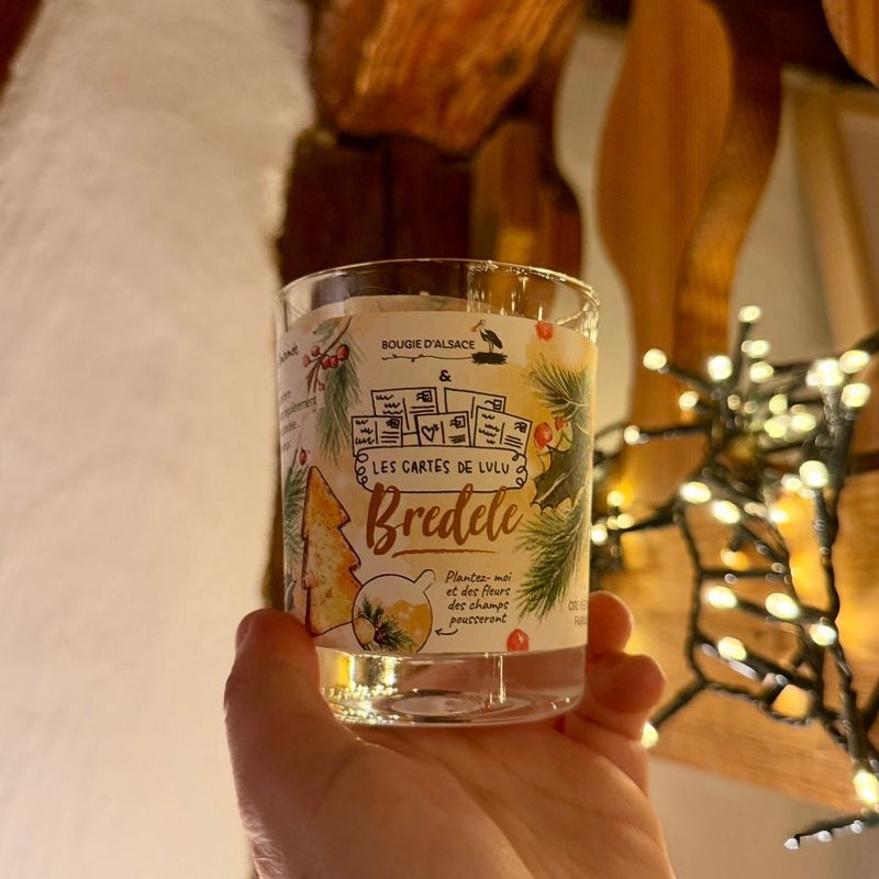 Bougie à planter de Noël « Bredele »