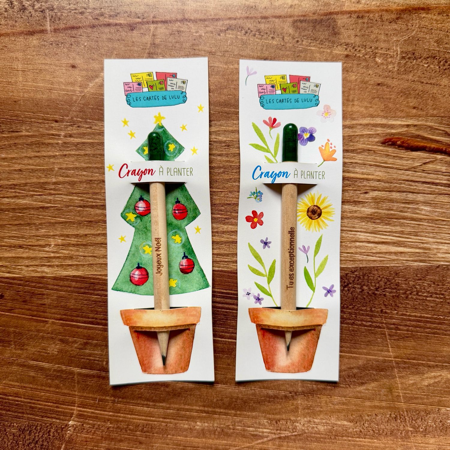 Petit crayon à planter en bois Petit crayon à planter en bois