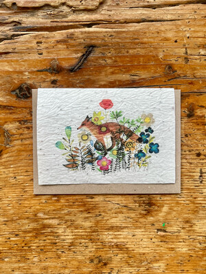Carte à planter Carte à planter " Renard "