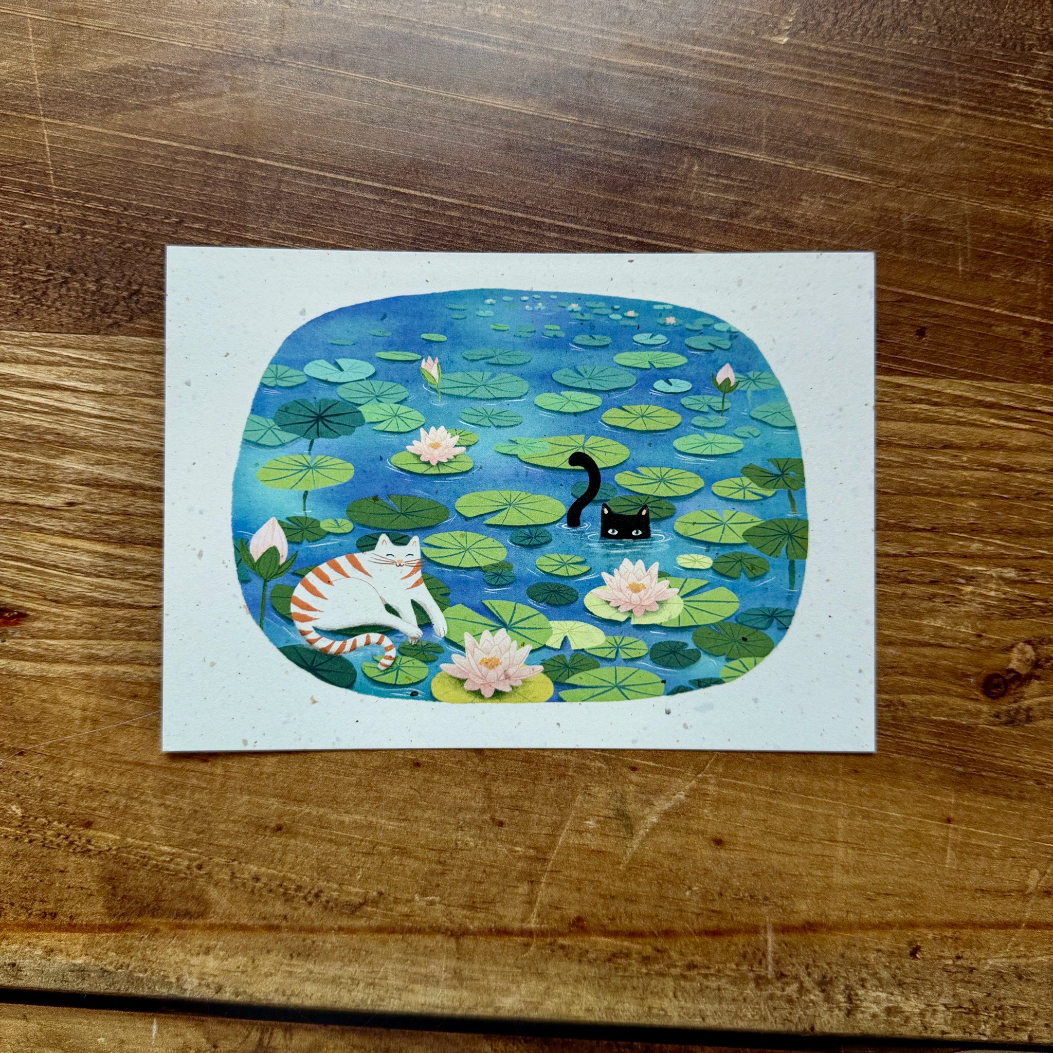 Carte oeuvre d’art version chat - Klimt, Mucha, Van Gogh… (6 modèles aux choix)