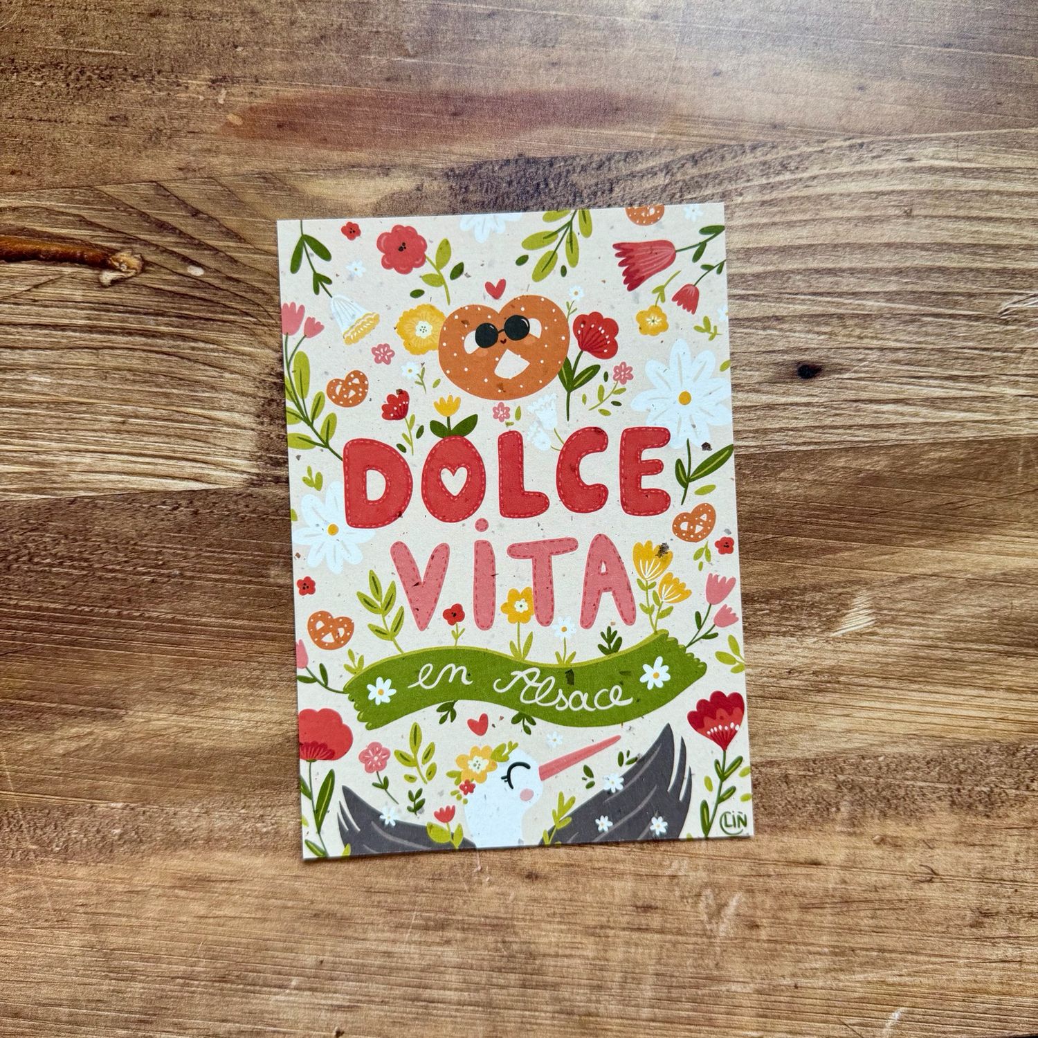 Carte postale Alsace – Papier upcyclé chutes de bulbes de tulipes | Illustration linbullecreations Carte postale Alsace – Papier upcyclé chutes de bulbes de tulipes | Illustration linbullecreations, Illustration :: Dolce vita en alsace