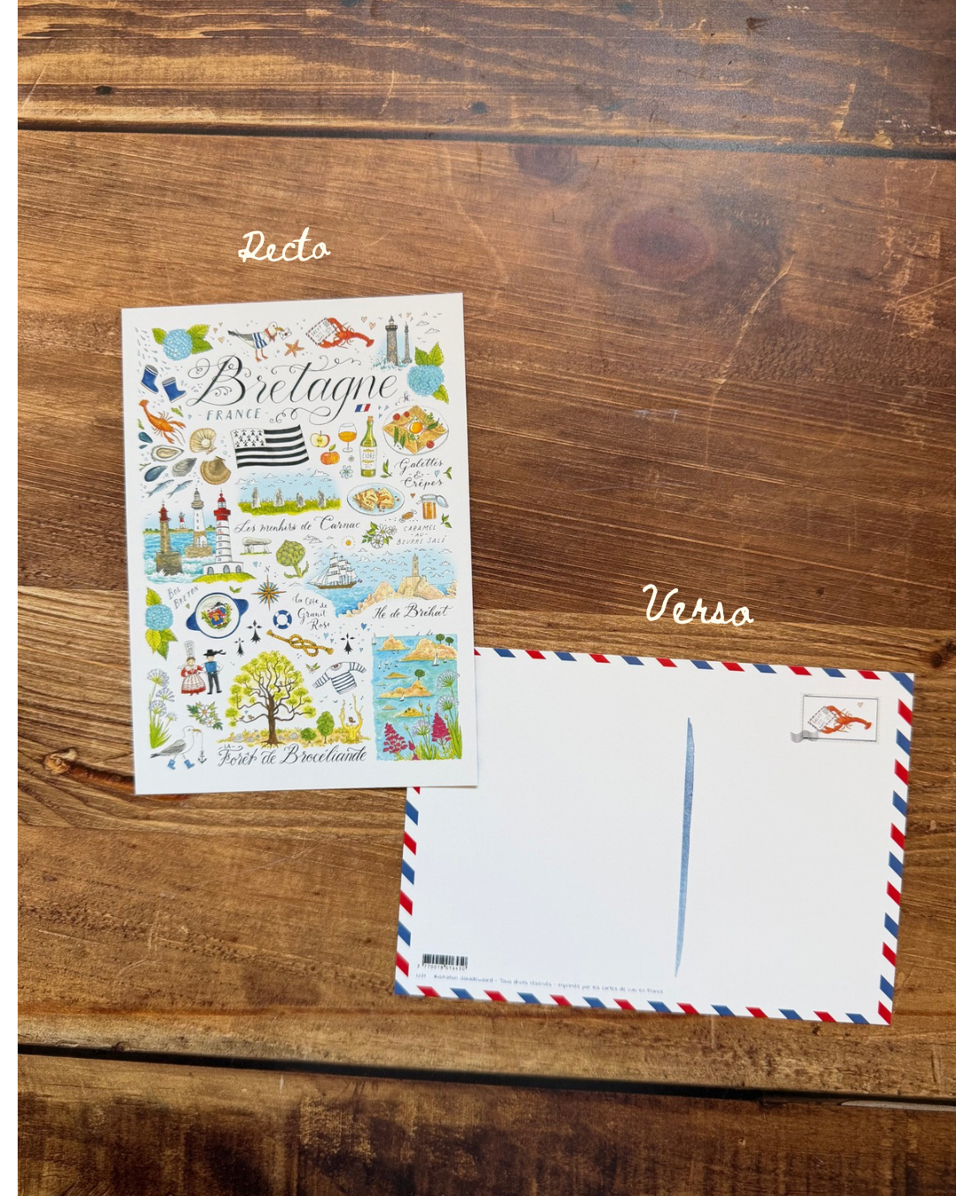 Carte postale Bretagne par Jiska de Waard