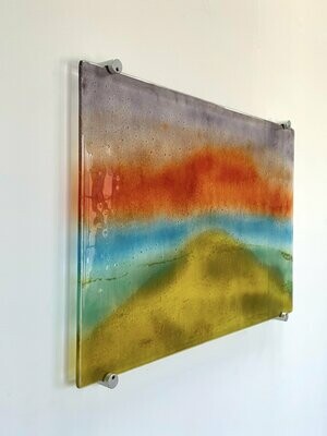 Dunes - Fused Glass Wall Art - Various Colours