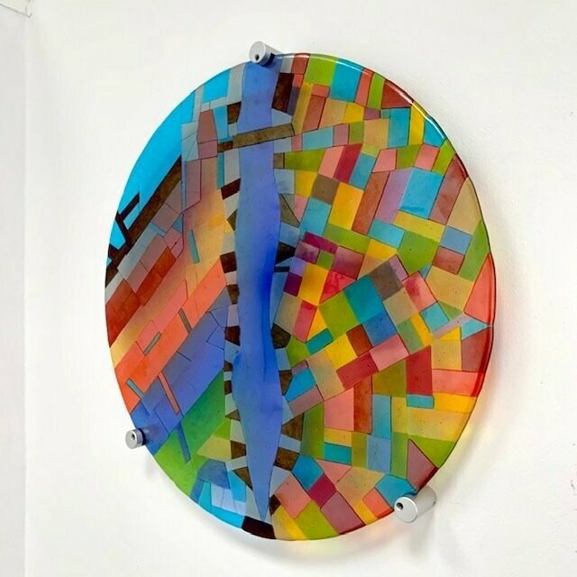 Malang - Fused Glass Wall Art - Various Colours