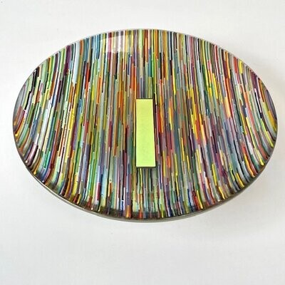Interference - Rainbow - Fused Glass - Classic Bowl - Multi Colours