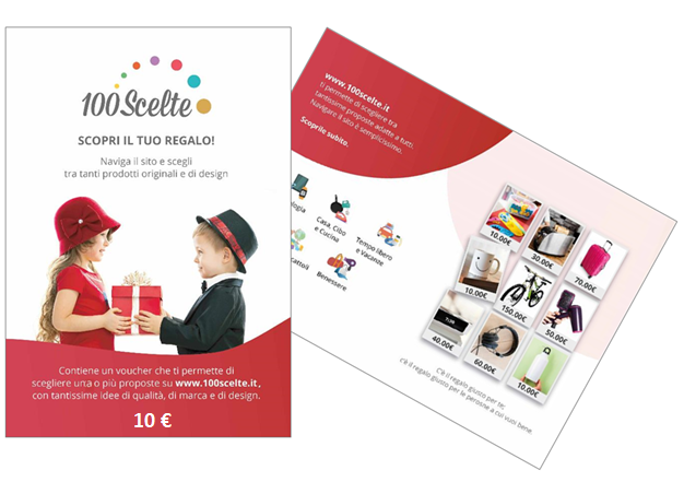 voucher 100 scelte da 10€
