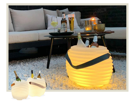 CoolLux Mini luce d&#39;atmosfera e altoparlante wireless