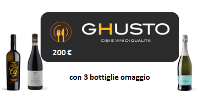 Gift card Ghusto da 200 €