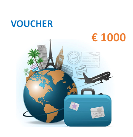 travel voucher da 1000€