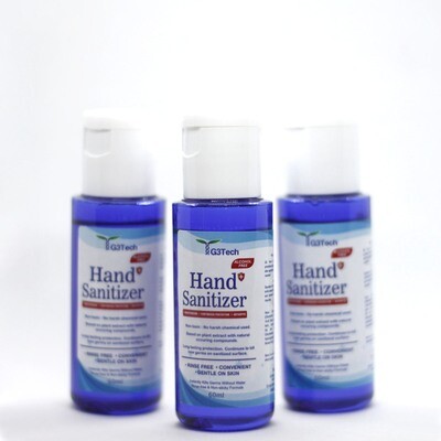 G3Tech Hand Sanitizer 60ml (3 Pack) G3Tech Hand Sanitizer 60ml (3 Pack)
