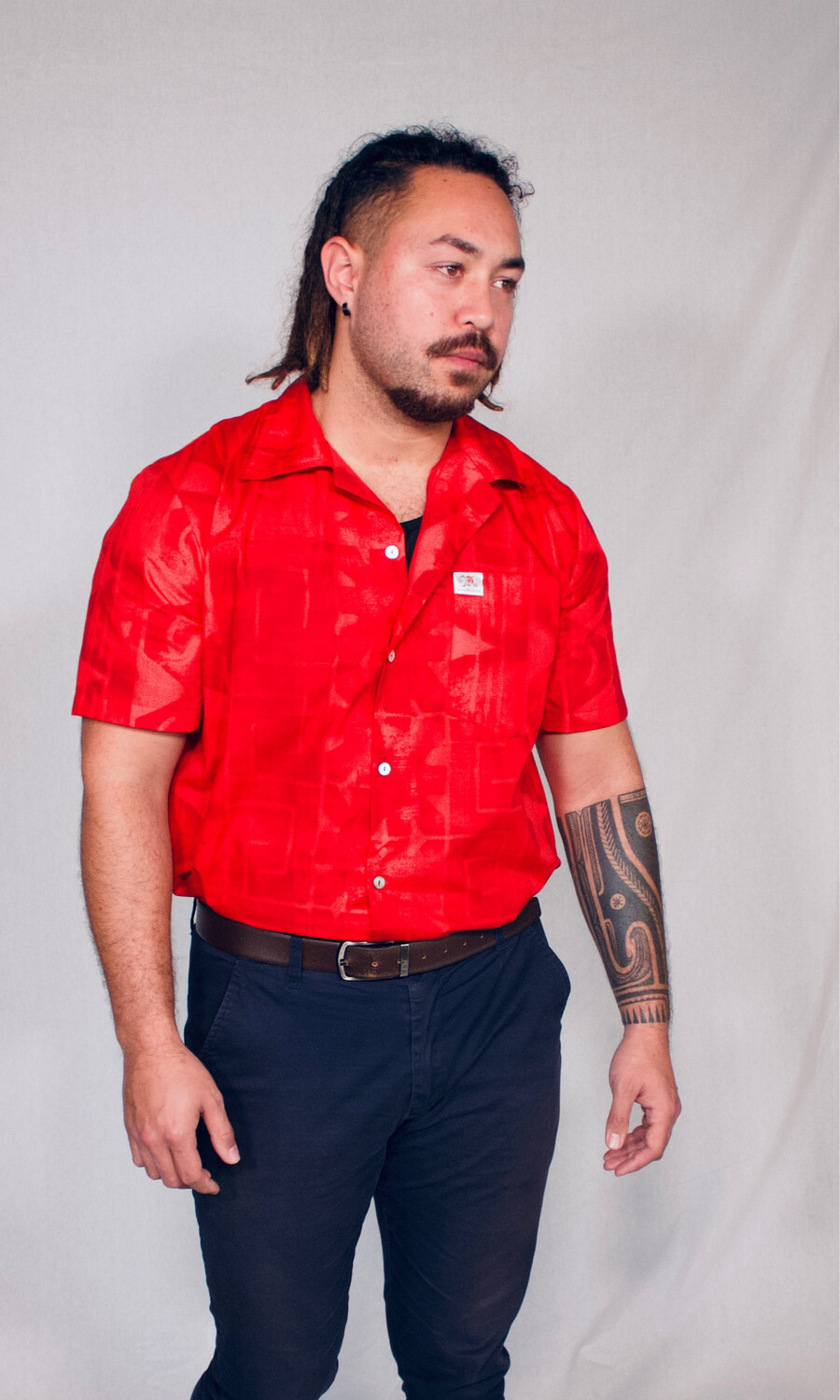 Teina Shirt - Red Rose
