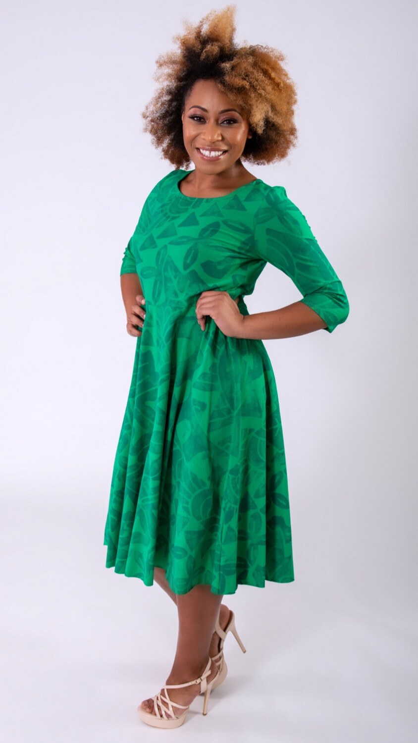 Itu Dress - Green Emerald