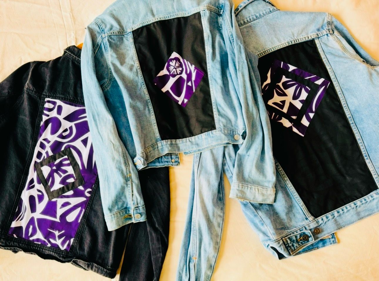 Varu Up-cycled Denim Jacket - Black (3XLarge/ 18)