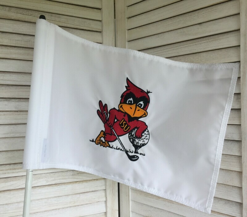 Cy Golfer Pin Flag