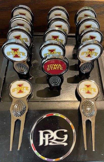 Iowa State Divot Tool with Ball Marker