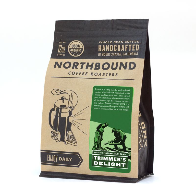 Organic Trimmer's Delight- Single Origin Dark Roast Organic Trimmer's Delight- Single Origin Dark Roast