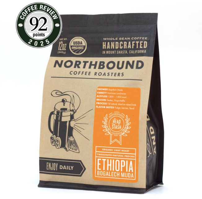 Organic Headstash Ethiopia Yirgacheffe Natural Process- 92 points! Organic Headstash Ethiopia Yirgacheffe Natural Process- 92 points!
